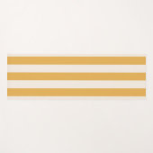 Vertikale Streifen, gelb und weiß gestrichen Yogamatte (Vorderseite (Horizontal))