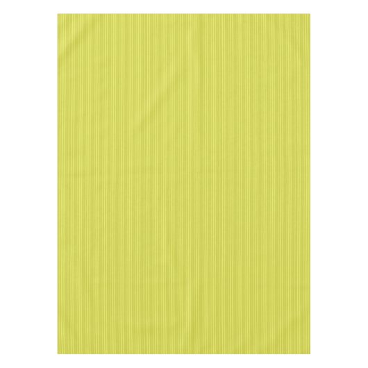 Vertikale Streifen Gelbgrün Tischdecke (Vorderseite)
