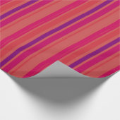 Vertikale Streifen Geschenkpapier (Ecke)
