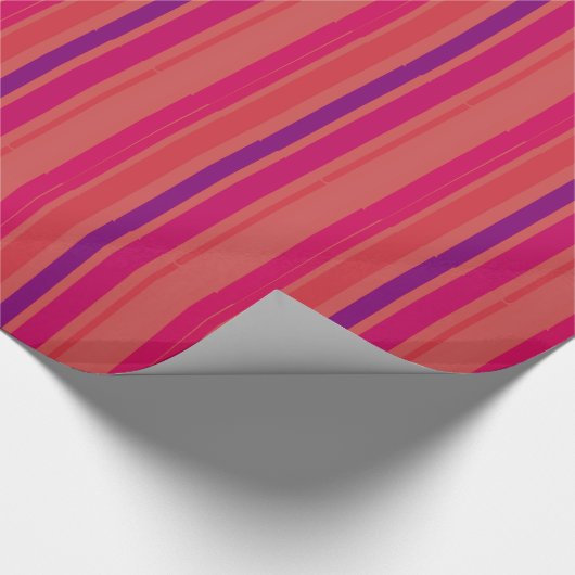 Vertikale Streifen Geschenkpapier (Ecke)