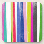 Vertikale Streifen Getränkeuntersetzer (Vorderseite)