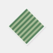 Vertikale Streifen, grün gestreift Serviette (Ecke)