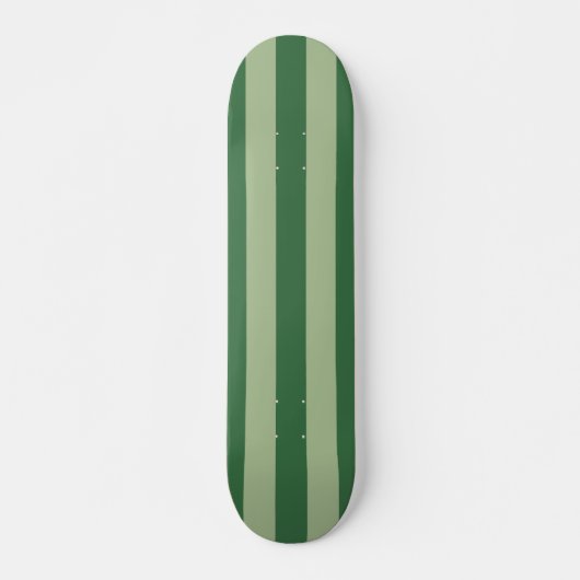 Vertikale Streifen, grün gestreift Skateboard (Vorne)