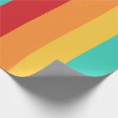 Vertikale Streifen in mehrfarbigen Farben Geschenkpapier (Ecke)