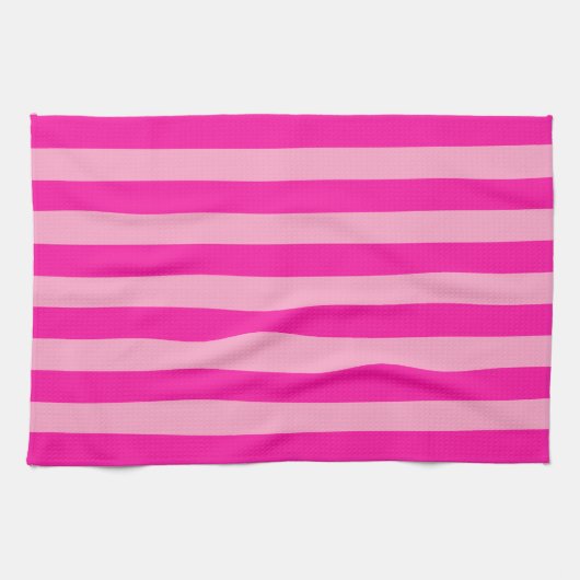 Vertikale Streifen in rosa Geschirrtuch (Horizontal)