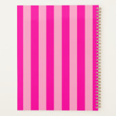 Vertikale Streifen in rosa Planer (Rückseite)