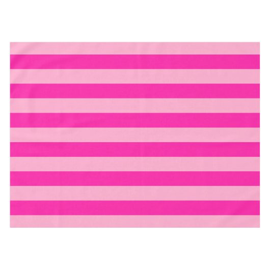 Vertikale Streifen in rosa Tischdecke (Vorderseite (Horizontal))