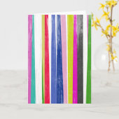 Vertikale Streifen Karte (Gelbe Blume)