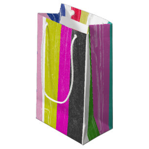 Vertikale Streifen Kleine Geschenktüte