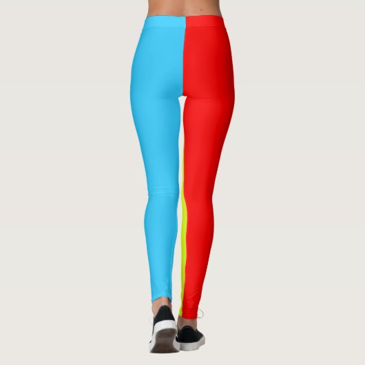 Vertikale Streifen Leggings (Rückseite)