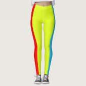 Vertikale Streifen Leggings (Vorderseite)
