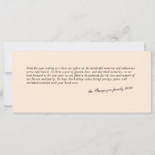 Vertikale Streifen mit Creme und blauem Chic 3 Fot (Rückseite)