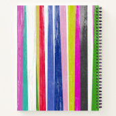 Vertikale Streifen Notizblock (Rückseite)