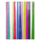 Vertikale Streifen Notizblock (Vorderseite)