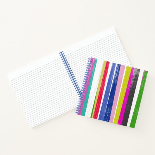 Vertikale Streifen Notizblock (Innenseite)