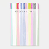 Vertikale Streifen Post-it Klebezettel (Vorderseite)