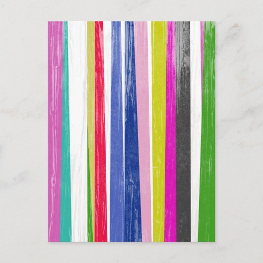 Vertikale Streifen Postkarte (Vorderseite)