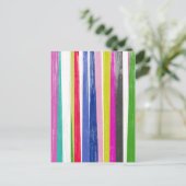 Vertikale Streifen Postkarte (Stehend Vorderseite)