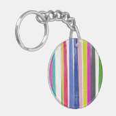 Vertikale Streifen Schlüsselanhänger (Vorderseite links)