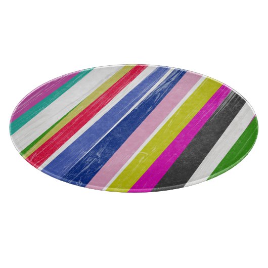 Vertikale Streifen Schneidebrett (Ecke)