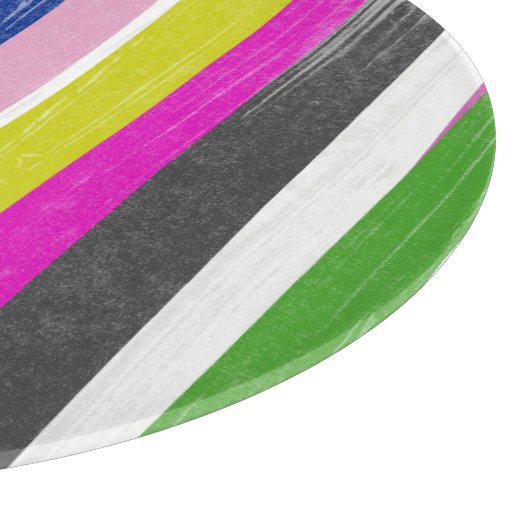 Vertikale Streifen Schneidebrett (Ecke)