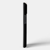 Vertikale Streifen schwarz und cremeweiß gestreift Case-Mate iPhone Hülle (Rückseite / Rechts)