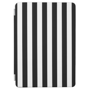Vertikale Streifen schwarz und weiß gestreift iPad Air Hülle