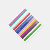 Vertikale Streifen Serviette (Ecke)