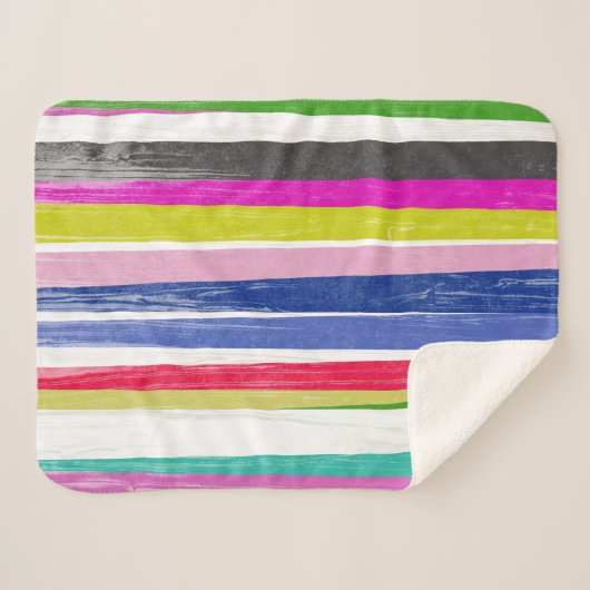 Vertikale Streifen Sherpadecke (Vorderseite (Horizontal))