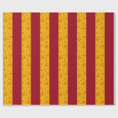 Vertikale Streifen Zia Sun Red Yellow New Mexico Geschenkpapier (Flach)