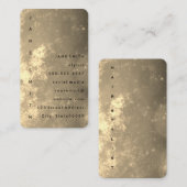 Vertikale Texterstellung Visitenkarte (Vorne/Hinten)