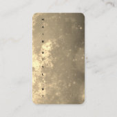 Vertikale Texterstellung Visitenkarte (Rückseite)