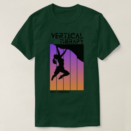 Vertikale Therapie Vertrauen Sie Ihrem Griff Frau T-Shirt (Design vorne)