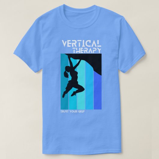 Vertikale Therapie Vertrauen Sie Ihrem Griff Frau T-Shirt (Design vorne)