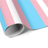 Vertikale Transgender-Pride-Markierung Geschenkpapier (Rolleneckpunkt)