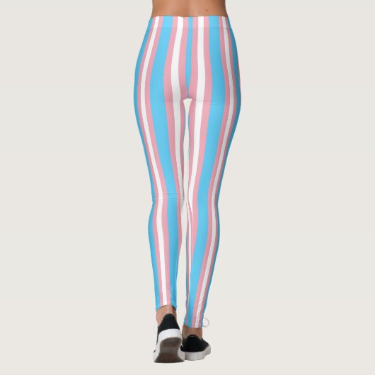 Vertikale Transgender-Prix-Markierung Leggings (Rückseite)
