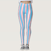 Vertikale Transgender-Prix-Markierung Leggings (Vorderseite)