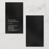 Vertikale Trendgraufarbe Moderne Beruflich Visitenkarte (Vorne/Hinten)