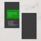 Vertikale, trendige Standard-Visitenkarte nach Maß Visitenkarte (Vorne/Hinten)