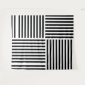 Vertikale und horizontale Streifen Wandteppich (Vorderseite (Horizontal))