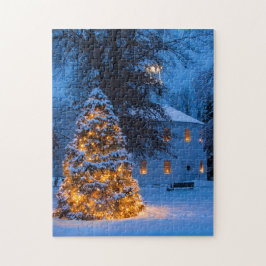 Vertikale Vermont-Rundkirche Puzzle