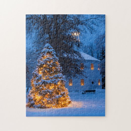 Vertikale Vermont-Rundkirche Puzzle (Vertikal)