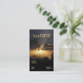 Vertikale Visitenkarte für Sunset Skys (Stehend Vorderseite)