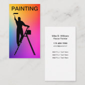 Vertikale Visitenkarten für berufliche Hausmaler Visitenkarte (Vorne/Hinten)