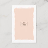 Vertikale Visitenkarten Visitenkarte (Vorderseite)