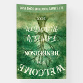 VERTIKALE WASSERFARBE WIEDERSEHEN BANNER (Vertikal)