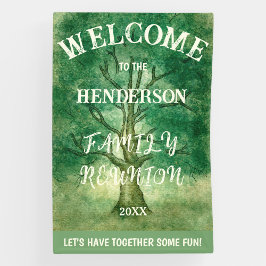 VERTIKALE WASSERFARBE WIEDERSEHEN BANNER