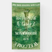 VERTIKALE WASSERFARBE WIEDERSEHEN BANNER (Vertikal)