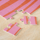 Vertikale, wellenförmige Linien - pastellorange un Puzzle (Seite)