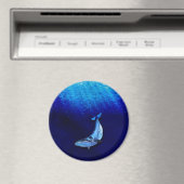 Vertikale Whale-Motion-Szene bis unten in Meeresti Magnet (In Situ (Geschirrspüler))